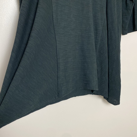 J. Jill Pure Jill Swing Tunic Slub Cotton Blend 3/4 Sleeve Lightweight Top Sz M - Picture 3 of 12